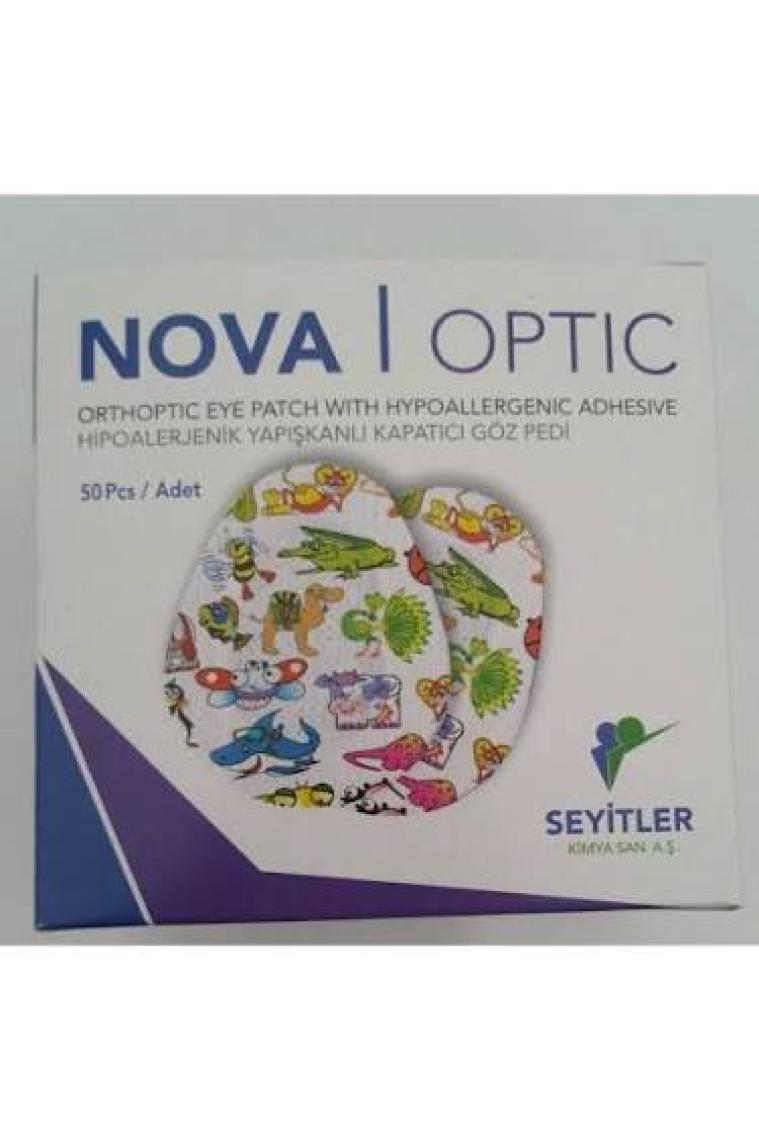 Nova Yetişkin Göz Kapama Bandı 6,5 x 9,5 cm 50 Adet