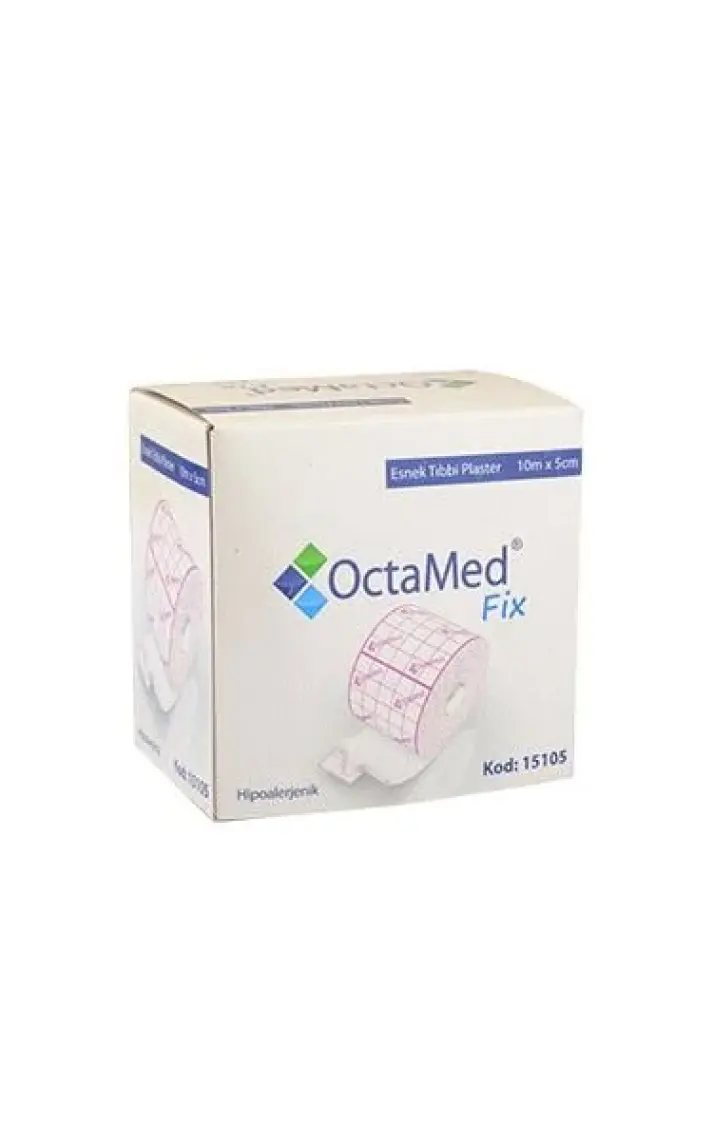 Octamed Fix Esnek Tıbbi Plaster - 10 m x 5 cm