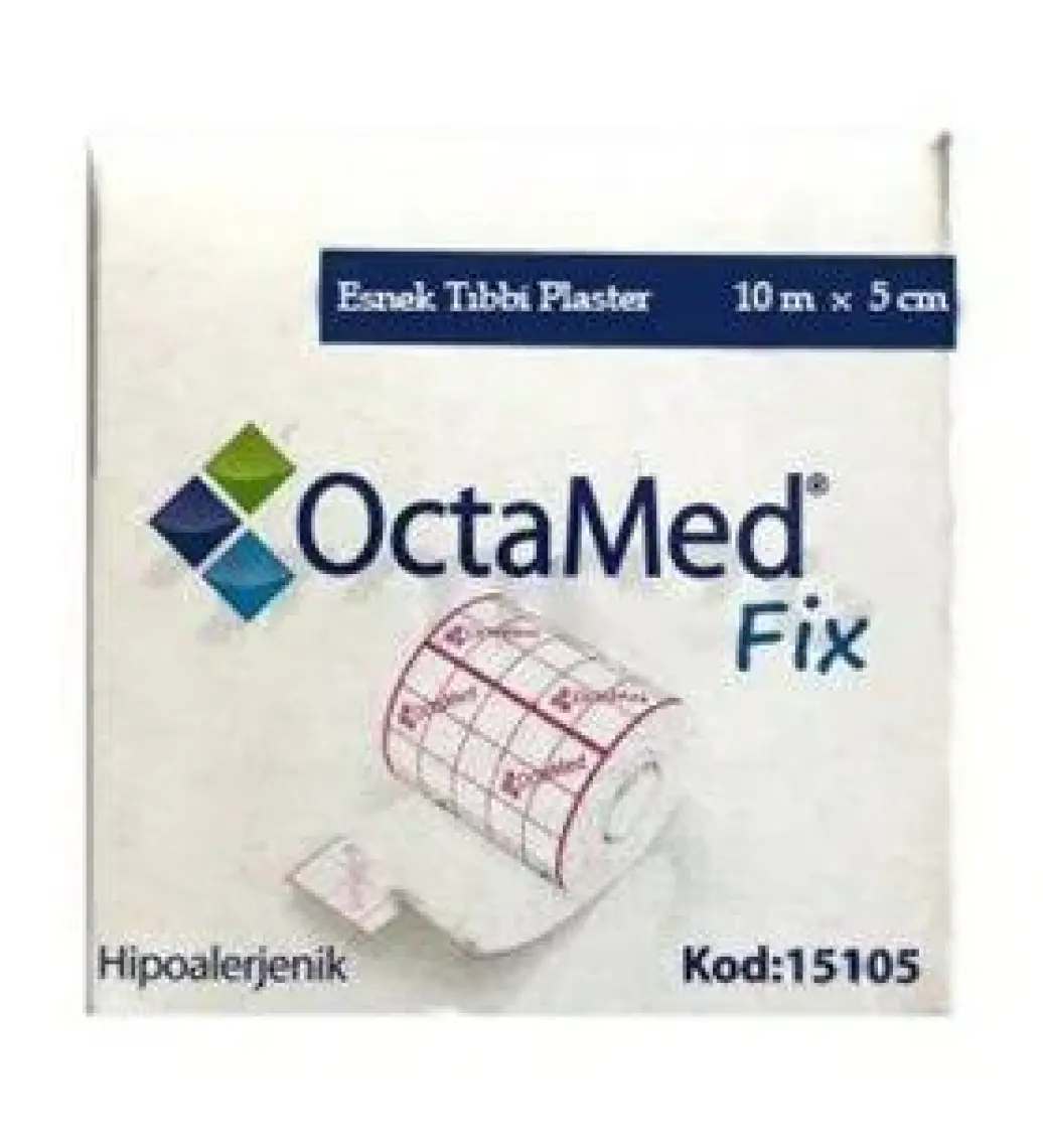 Octamed Fix Esnek Tıbbi Plaster - 10 m x 5 cm