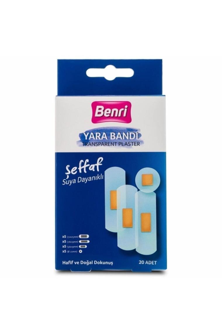 Yara Bandı Şeffaf 20'li