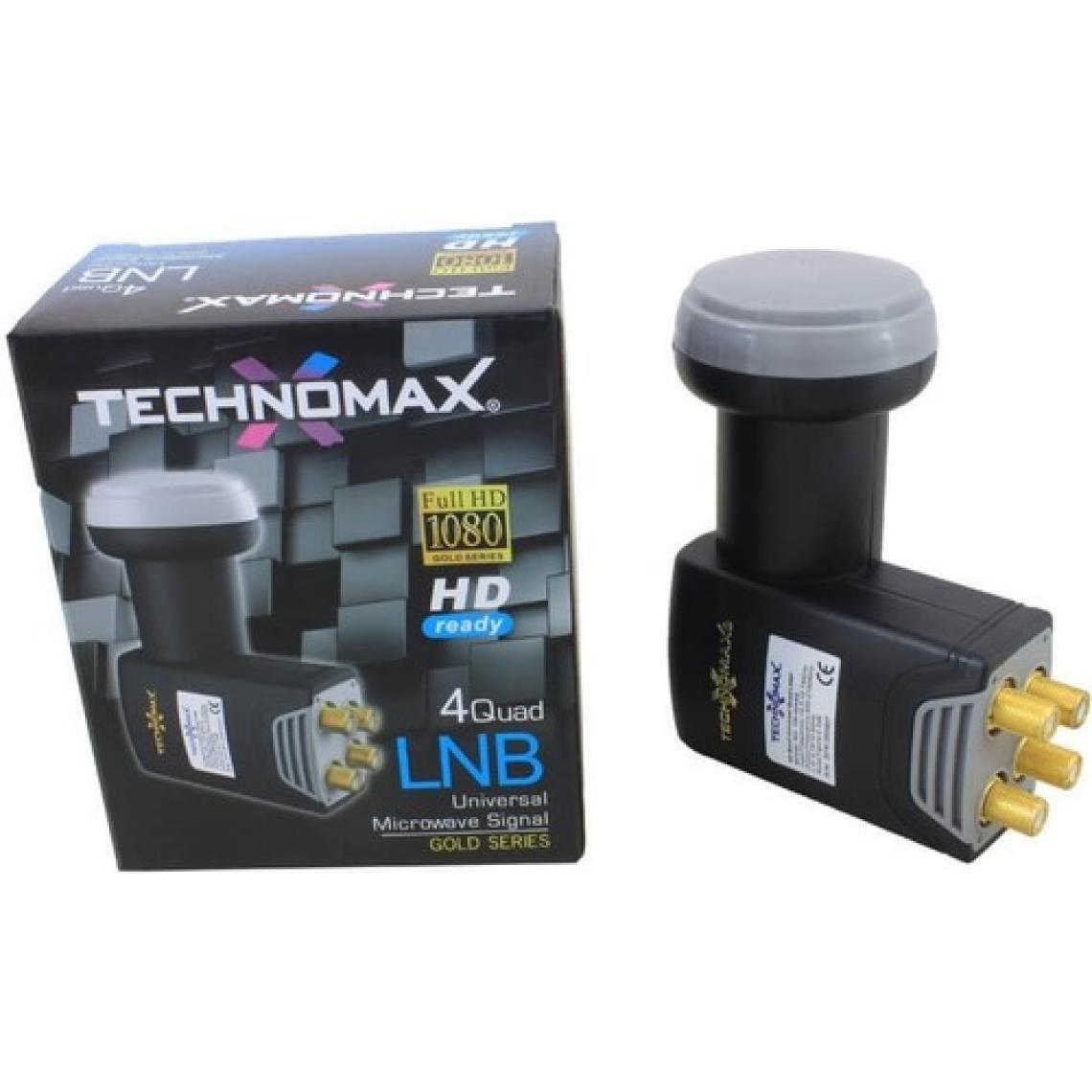 Technomax Çanak Uydu 4'lü Lnb Gold Seri HD
