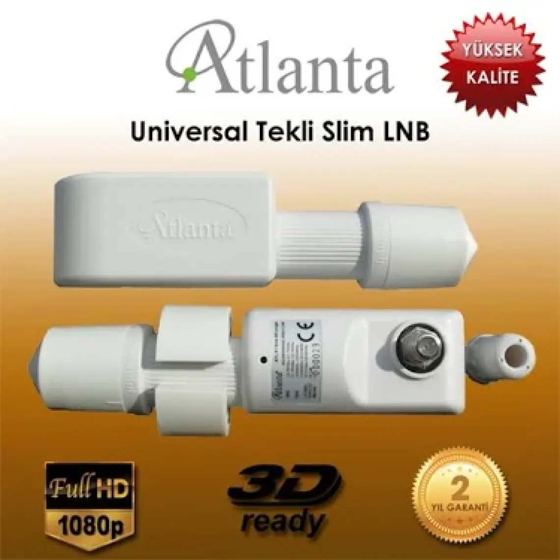 Atlanta Slim İnce Twin Çiftli LNB (Multifeed)