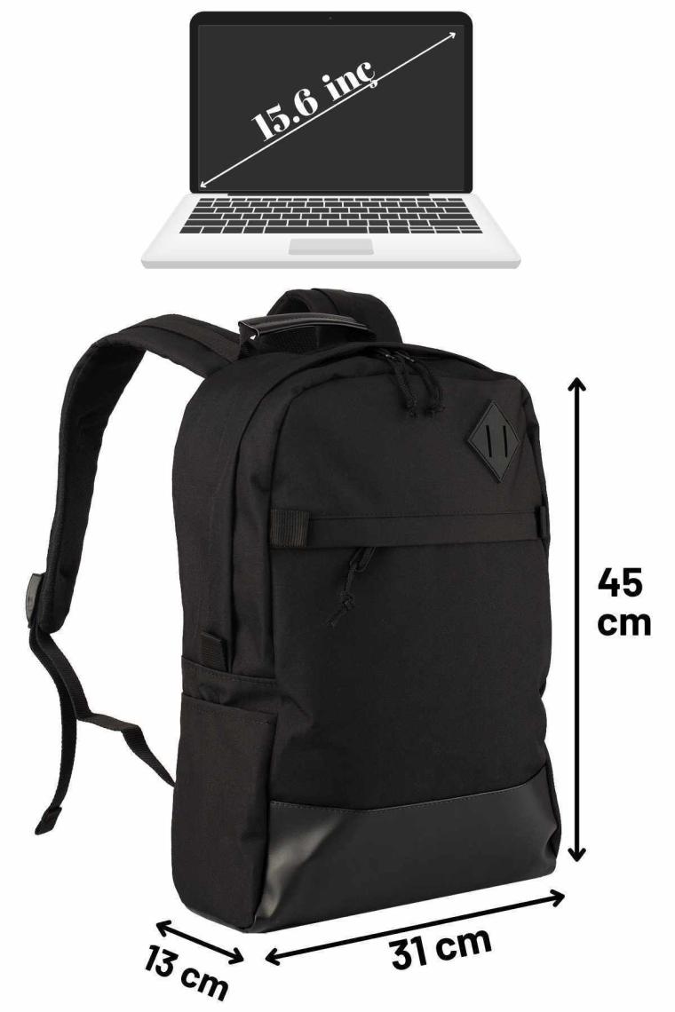 Backpack Daily Siyah Sırt Çantası