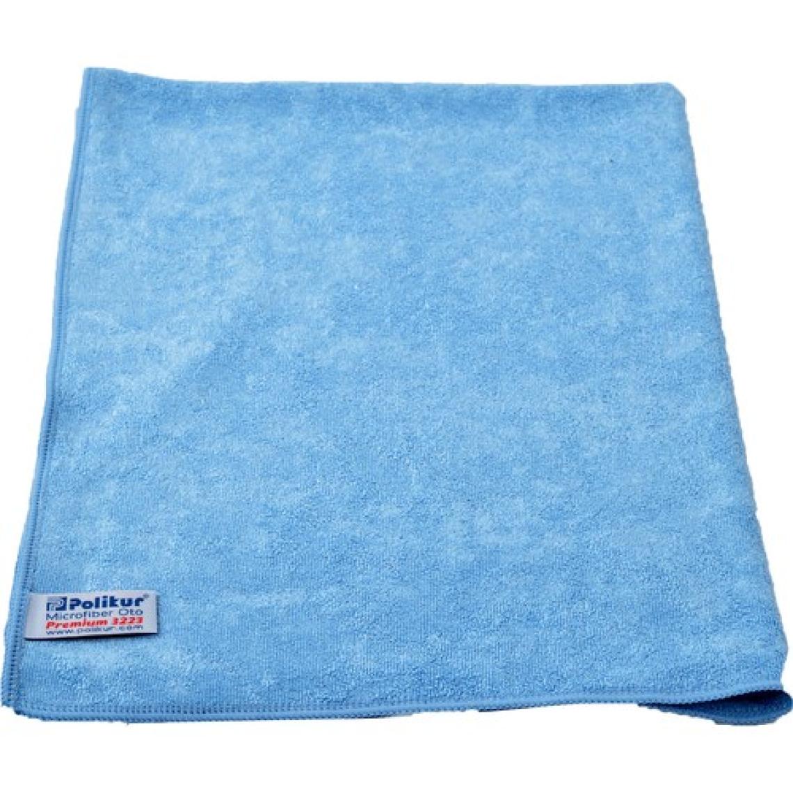 Polikur 3223 Mikrofiber Oto Kurulama ve Temizlik Bezi 50X70 Cm. Mavi - 4 Adet
