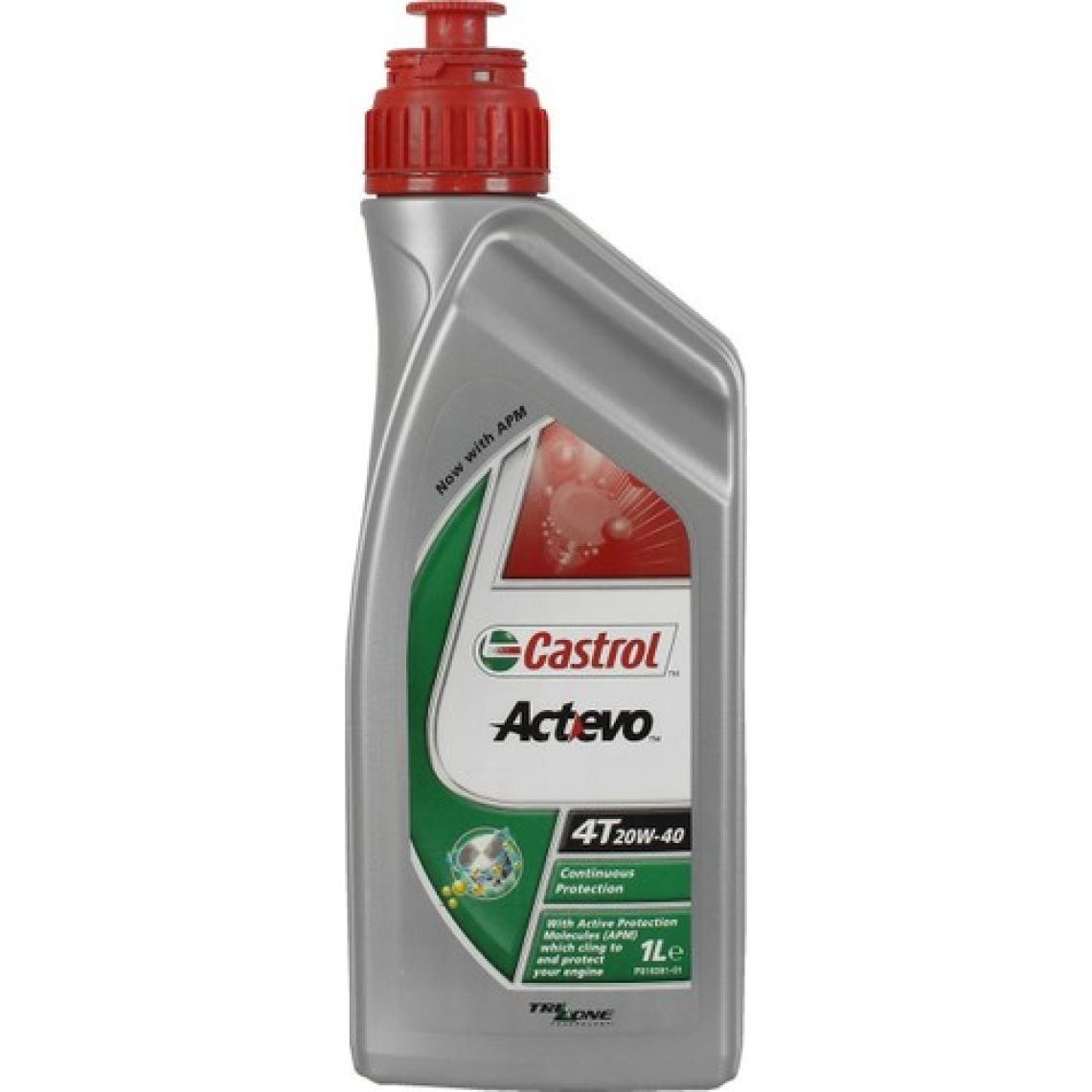 Castrol Actevo 4T 20W-40 Motosiklet Yağı 1 Litre