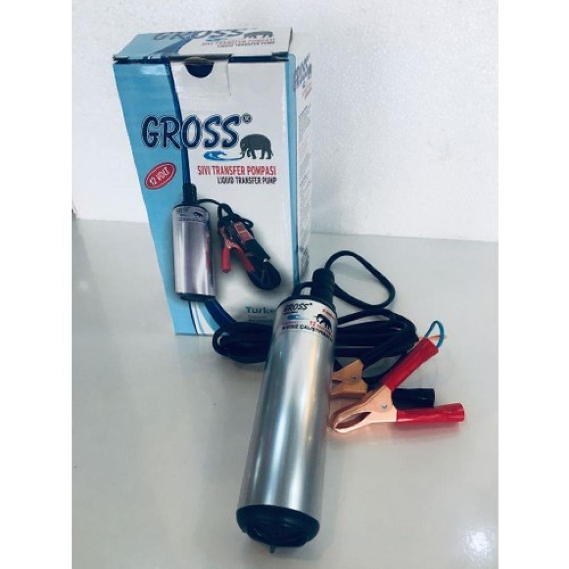 Gross 12 Volt Sıvı Aktarma Pompası Dalgıç Mazot Transfer Pompası