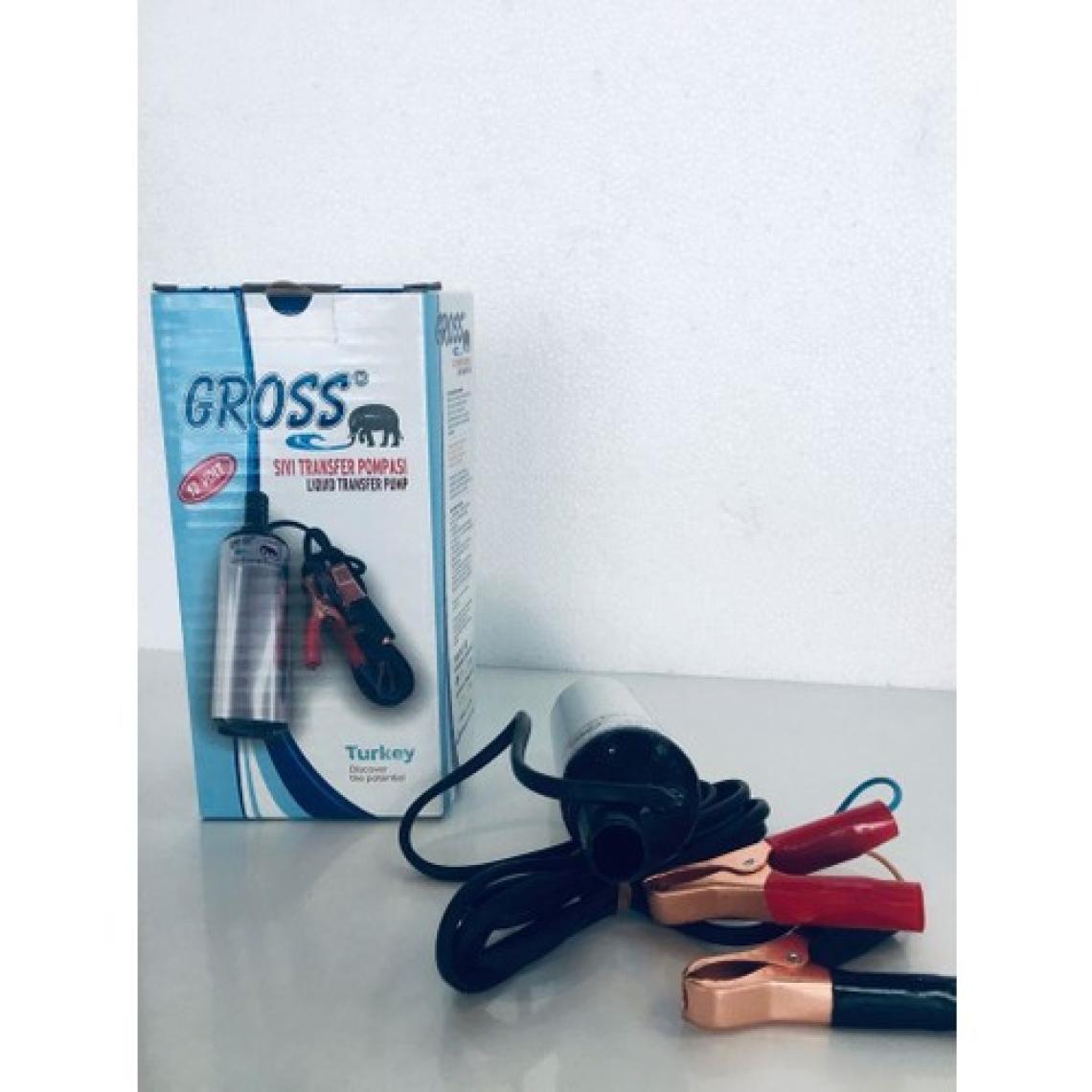Gross 12 Volt Sıvı Aktarma Pompası Dalgıç Mazot Transfer Pompası