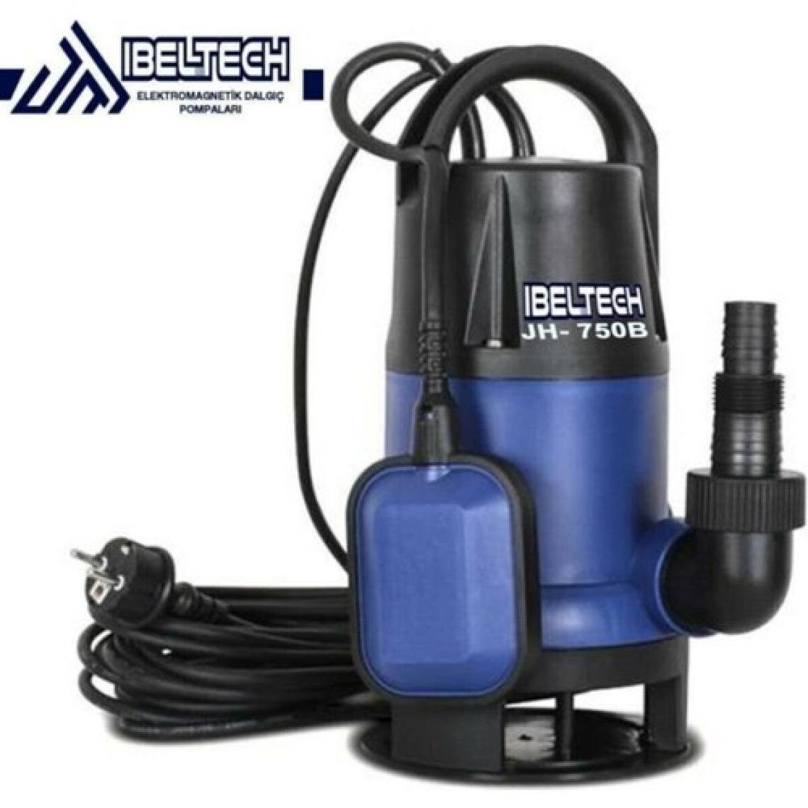 İbeltech QSB750 750W 1 Hp Plastik Gövdeli Kirli ve Temiz Su Dalgıç Pompası