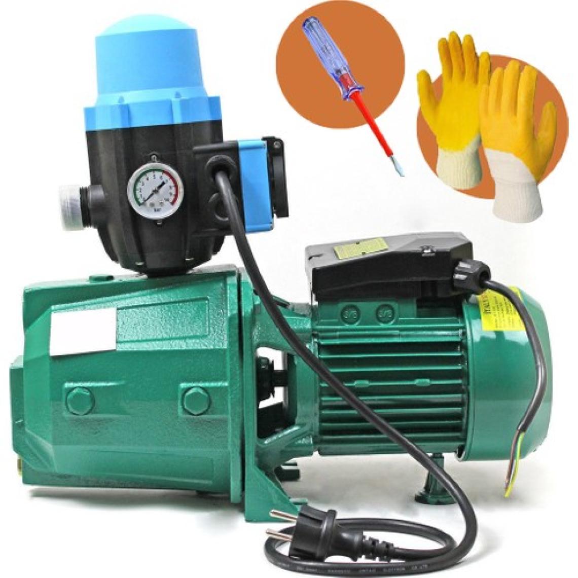 Millian Jet 100 Hidromat Pompalı Otomatik Paket Hidrofor Su Motoru 1 Hp (Eldiven + Kontrol Kalemi)