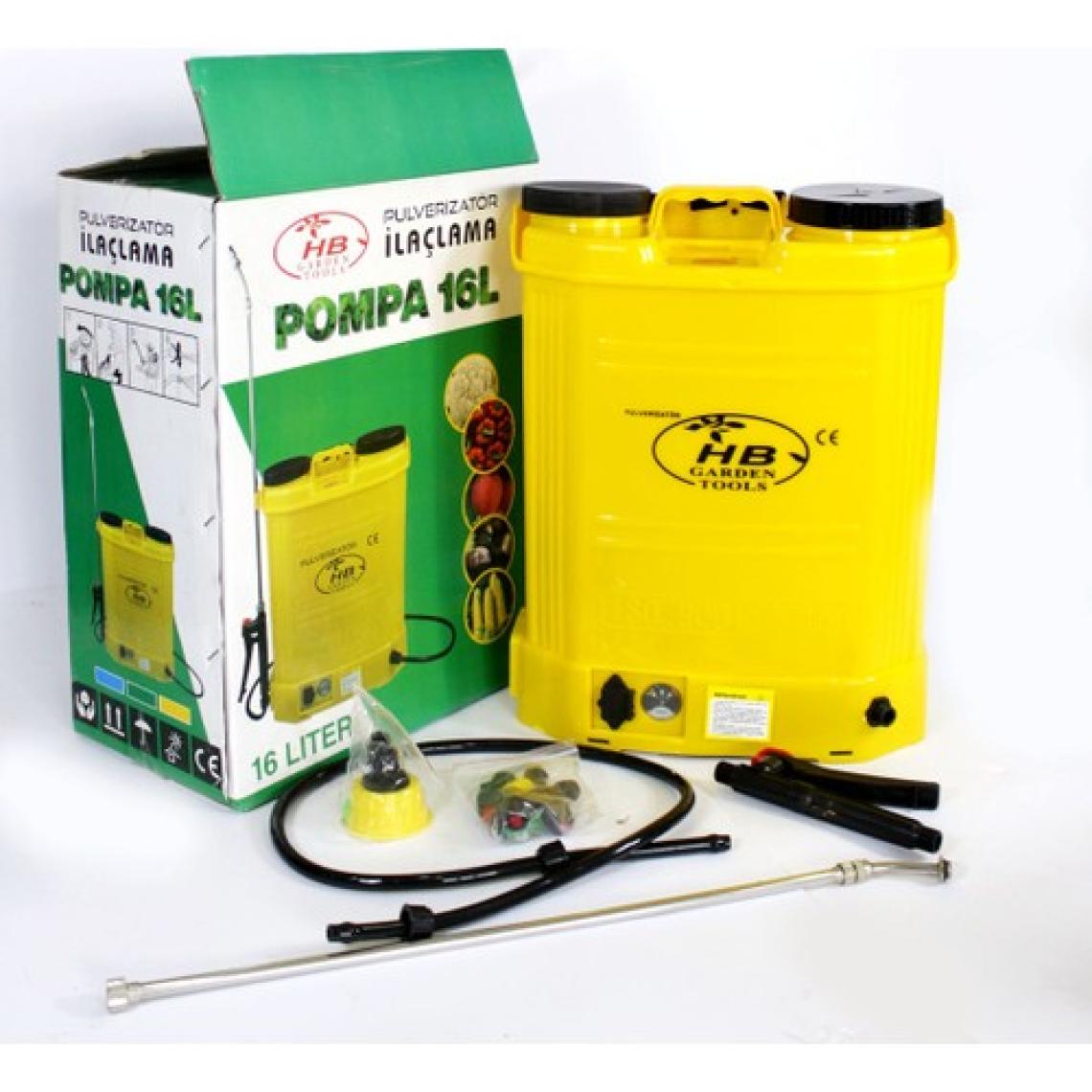 Hb Garden Tools Hb Akülü Şarjlı Sırt Pompası 16 Litre