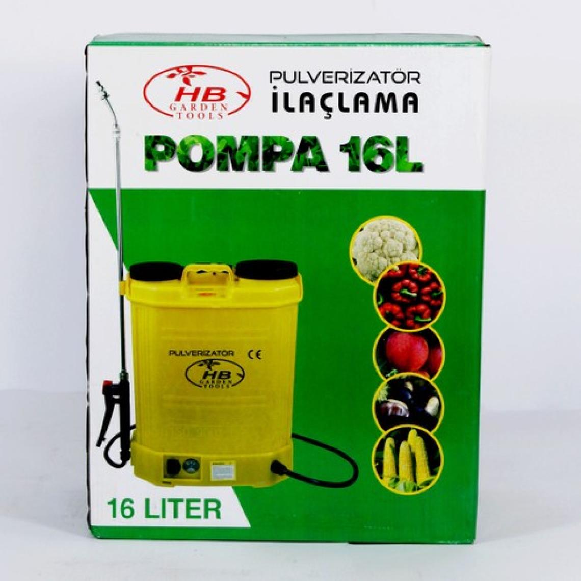 Hb Garden Tools Hb Akülü Şarjlı Sırt Pompası 16 Litre