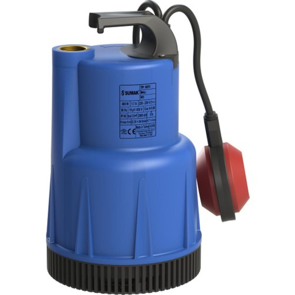 Sumak SDF5 0.5 HP 220V Drenaj Dalgıç Pompa