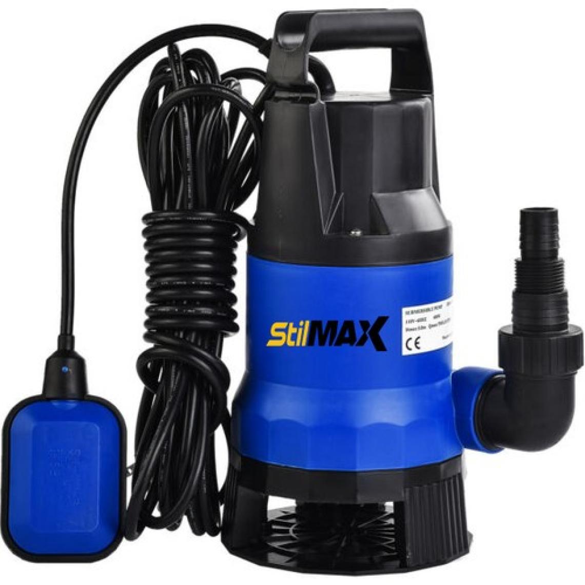 Stilmax  QSB550 550W  Plastik Gövdeli Kirli ve Temiz Su Dalgıç Pompa Seti Şamandıralı Otomatik Paket