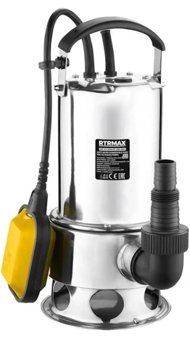 Rtrmax RTM840 Kirli Su Dalgıç Pompa Paslanmaz 1100 W 11 Mt