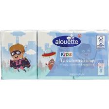 Alouette Kağıt Mendil Çocuklar Için, 4 Katlı 8 x 6'lı