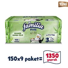 Familia Plus Natural Çek Al Mendil 150LI (9 Paket x 150 Yaprak)