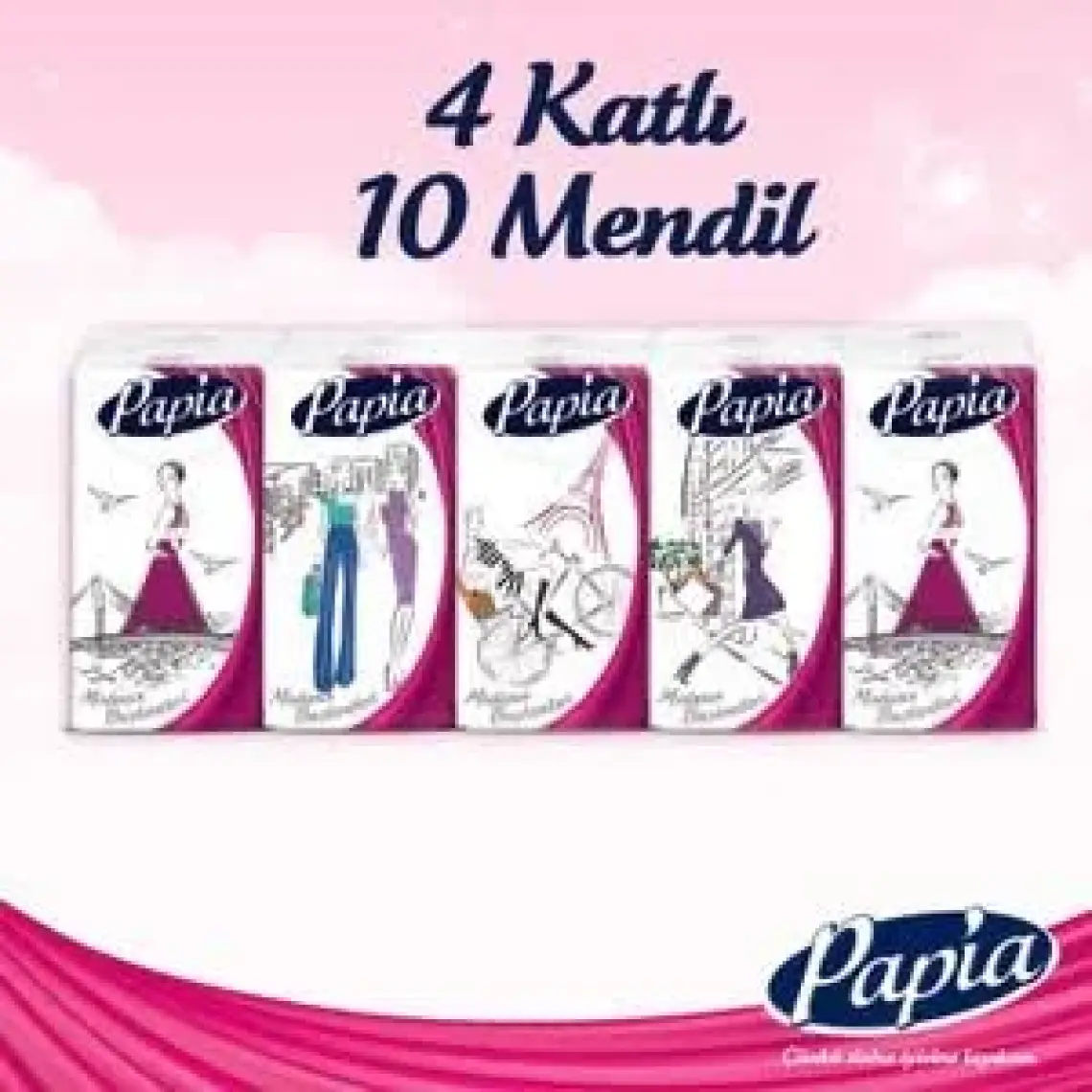 Papia 10'lu Klasik Mendil