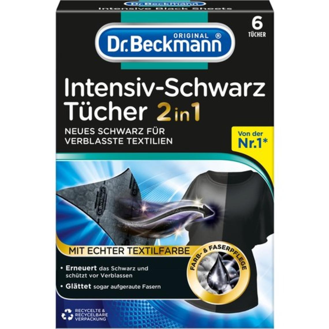 EKS Ticaret Dr.beckmann Koyu-Siyah Çamaşırlar Için Yenileyici ve Renk Koruyucu Mendil 6'l