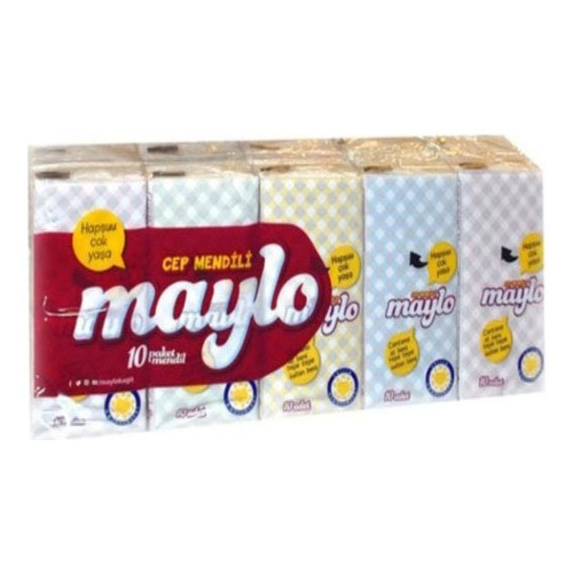Maylo Cep Mendili 10'lu Paket  X3 Adet