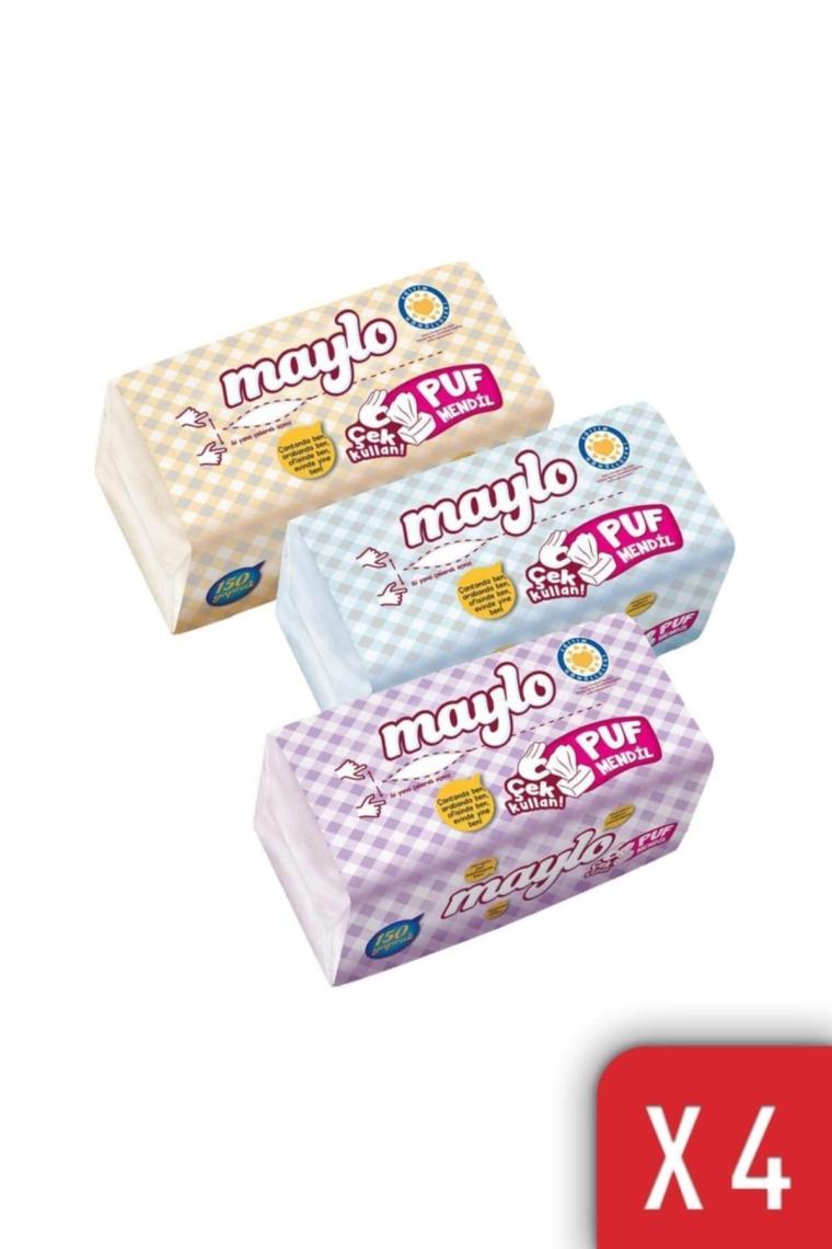 Maylo Puf Mendil 4 x 150'li