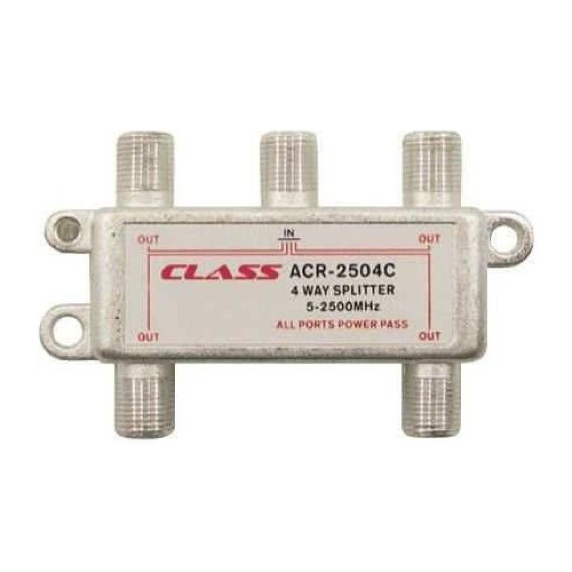 Class 4 Way Splitter Acr-2504C 1 Giris 4 Çıkıs Kablo Tv Uydu Anten Çoklayıcı 4'lü Splitter Dörtlü Splitter