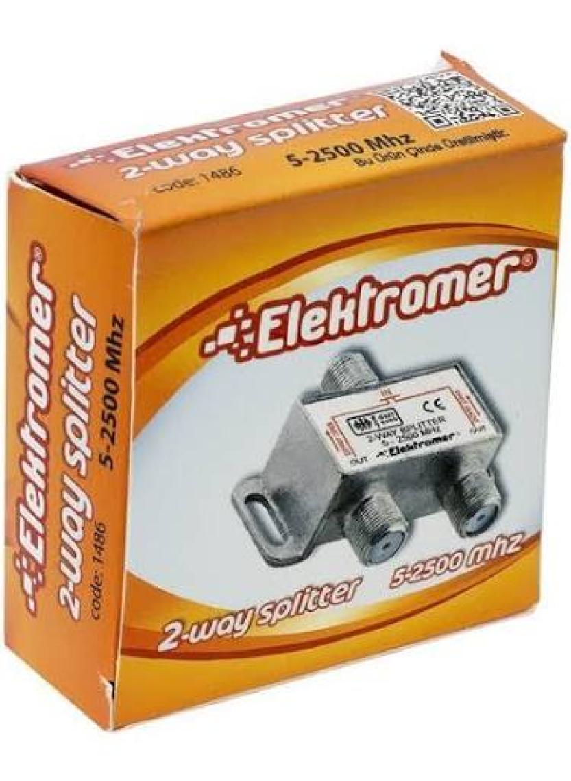 Elektromer 1486 1/2 Splitter 5-2500 Mhz