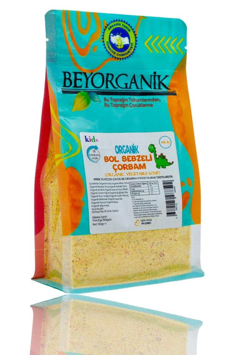 Organik Bol Sebzeli Çorbam 160gr 6ay