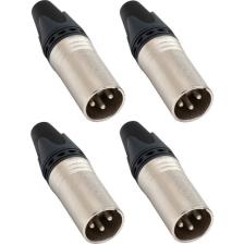 Hepa Merz SFC-M11-4X 3 Pinli XLR Konnektör (4 ADET)