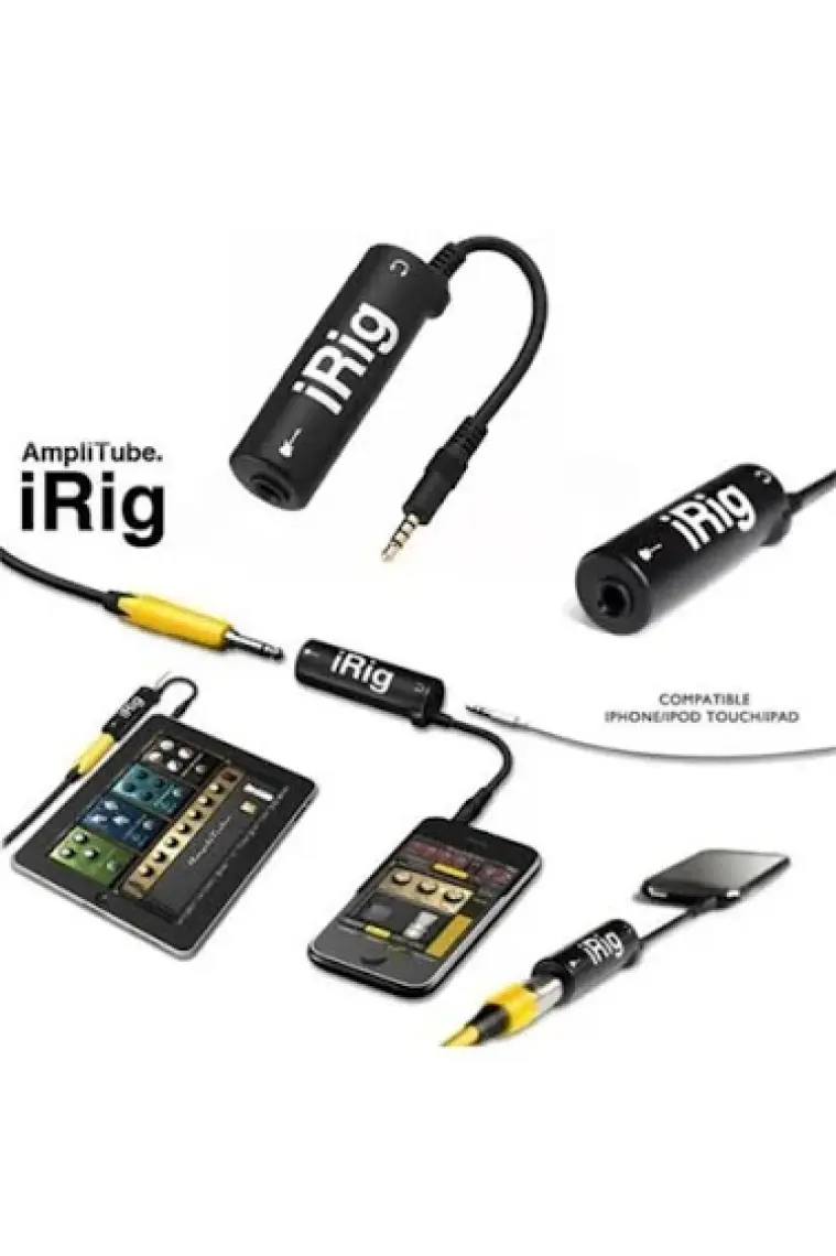 Ars Irig Iphone Ipad Ipod Için Ik Multimedia Amplitube Irig Irg-Phn-Pd-Pd-C