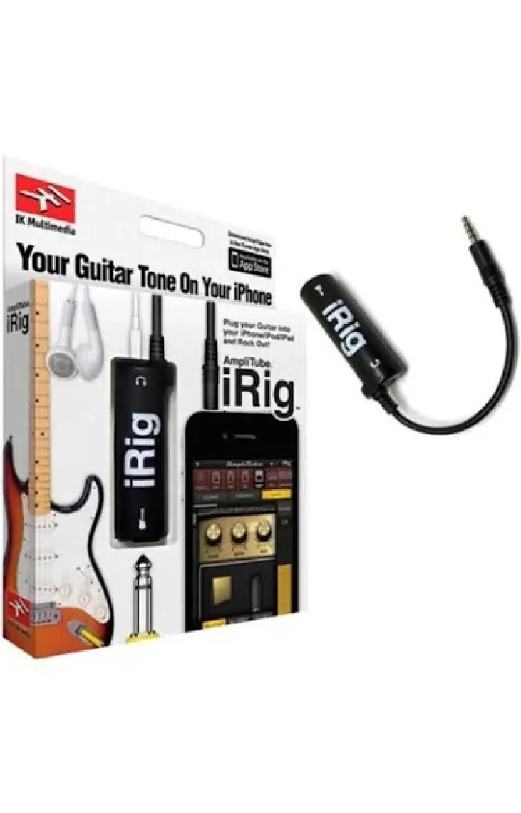 Ars Irig Iphone Ipad Ipod Için Ik Multimedia Amplitube Irig Irg-Phn-Pd-Pd-C