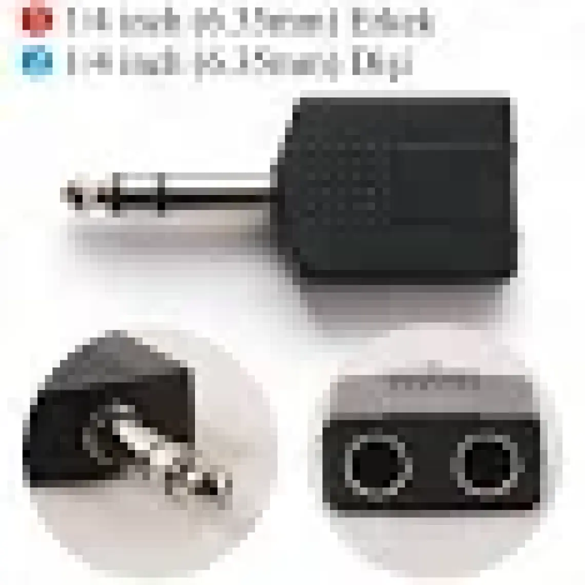 6.35MM (1/4 Inç) Erkek Trs - 2X6.35MM (1/4 Inç) Dişi Çoklayıcı