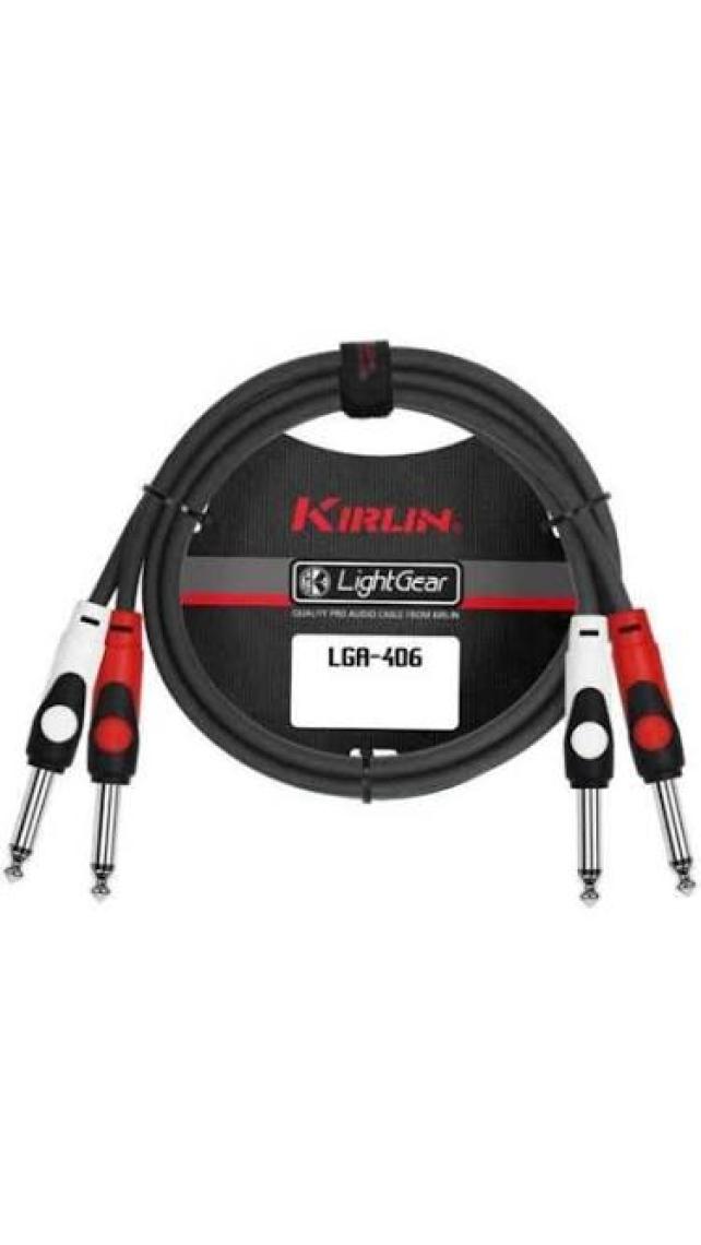 Kirlin 3mt. Patch Kablo (2x1/4'' Mono - 2x1/4'' Mono)