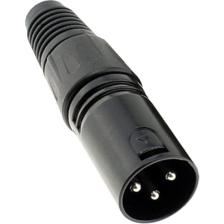 Hepa Merz SFC-M21 Canon Erkek 3 Pinli XLR Siyah Konnektör