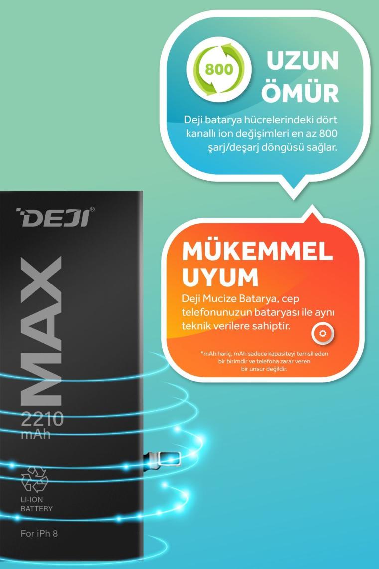 iPhone 8 Batarya 2210 mAh Mucize Batarya Deji