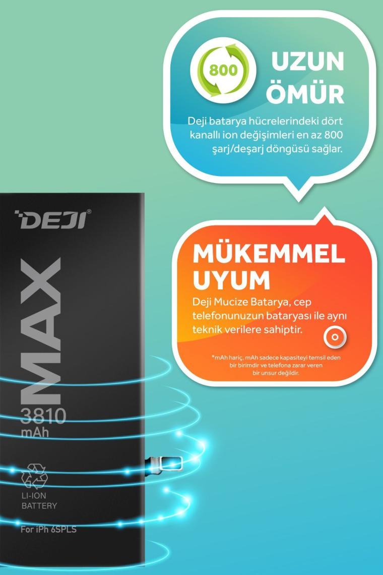 iPhone 6S plus Batarya 3810 mAh Mucize Batarya
