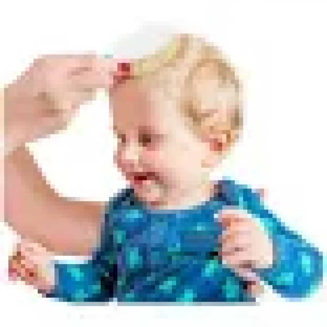 Baby Jem Doğal Kıl Fırça Tarak Seti Mavi