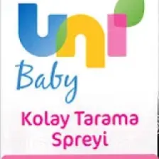 Uni Baby Kolay Tarama Spreyi - Alkol, Paraben ve Silikon İçermeyen, 200 ml, Hassas Ciltler için Doğal Formül