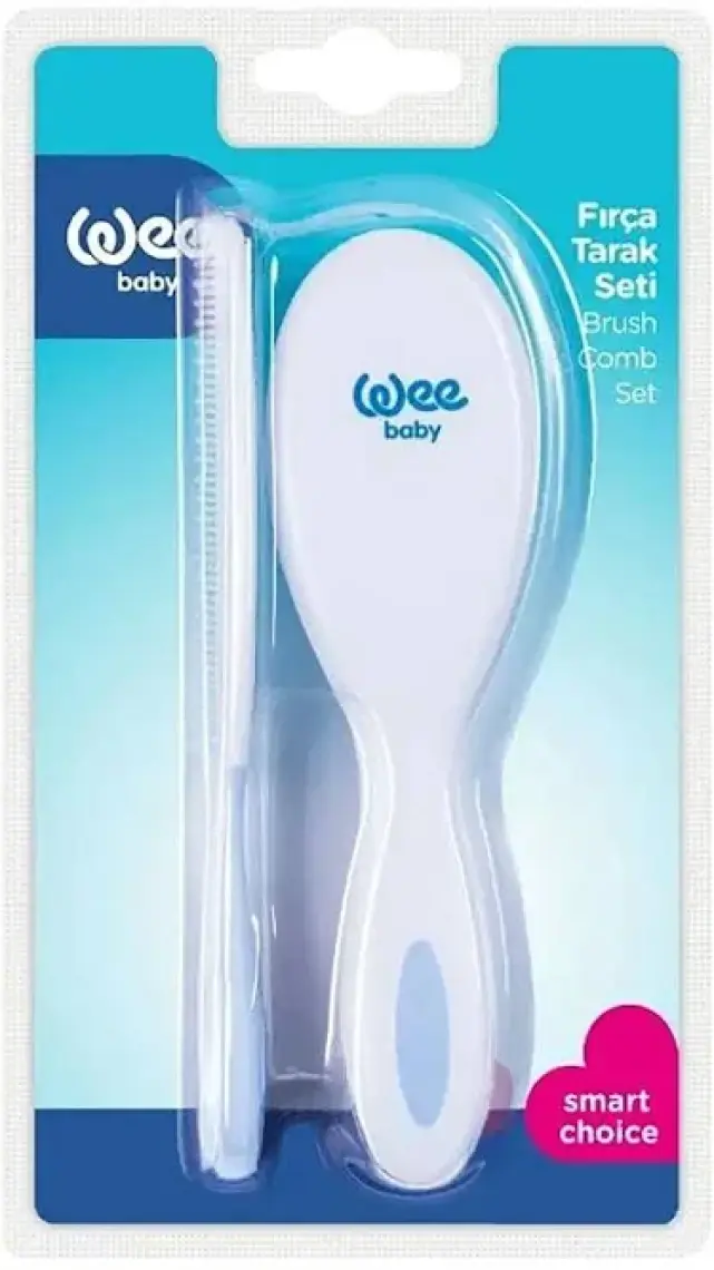 Wee Baby Fırça Tarak Seti - MAVİ