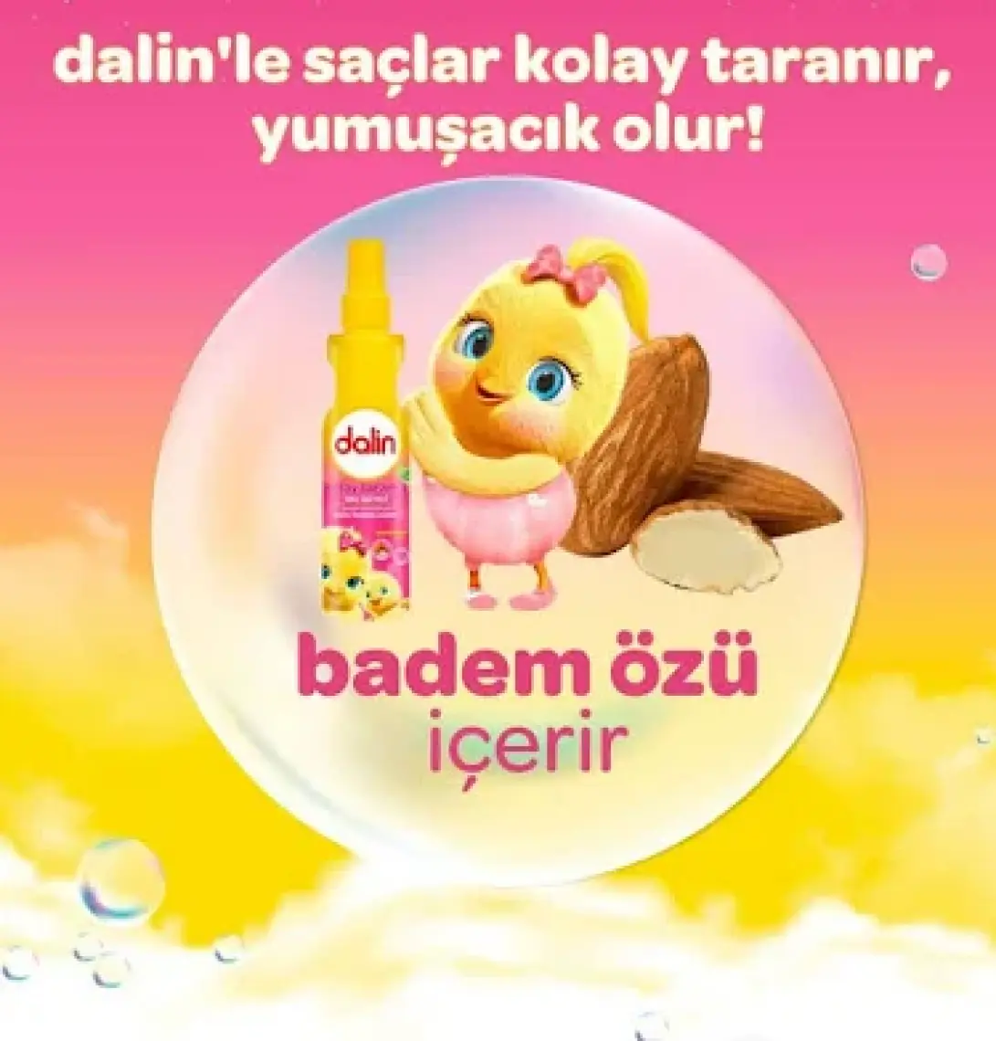 Dalin Badem Özlü Kolay Tarama Saç Spreyi 200 ml