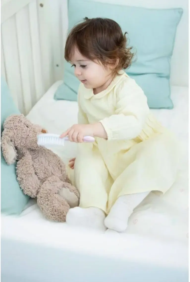 Wee Baby Fırça Tarak Seti - PEMBE