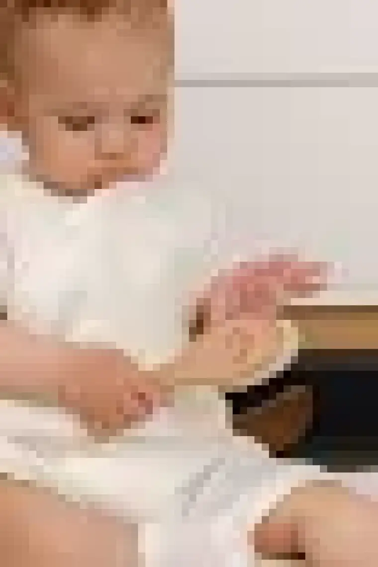 Little Gusto Ikili Doğal Ahşap Keçi Kılı Bebek Tarağı