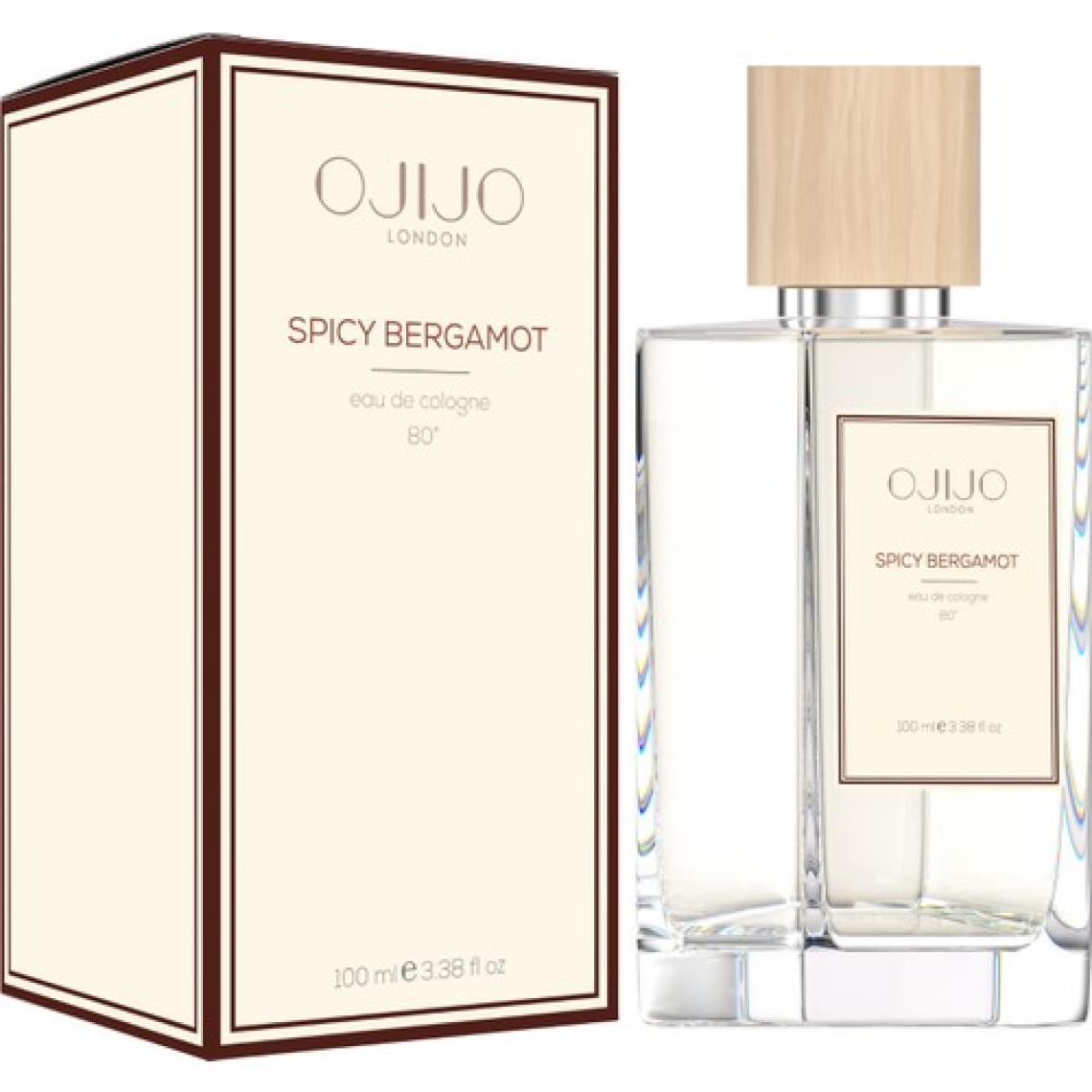 Ojijo London Spicy Bergamot Kolonya 100 ml 80° | Bergamut, Limon, Portakal, Lavanta, Yasemin, Paçuli, Amber, Misk