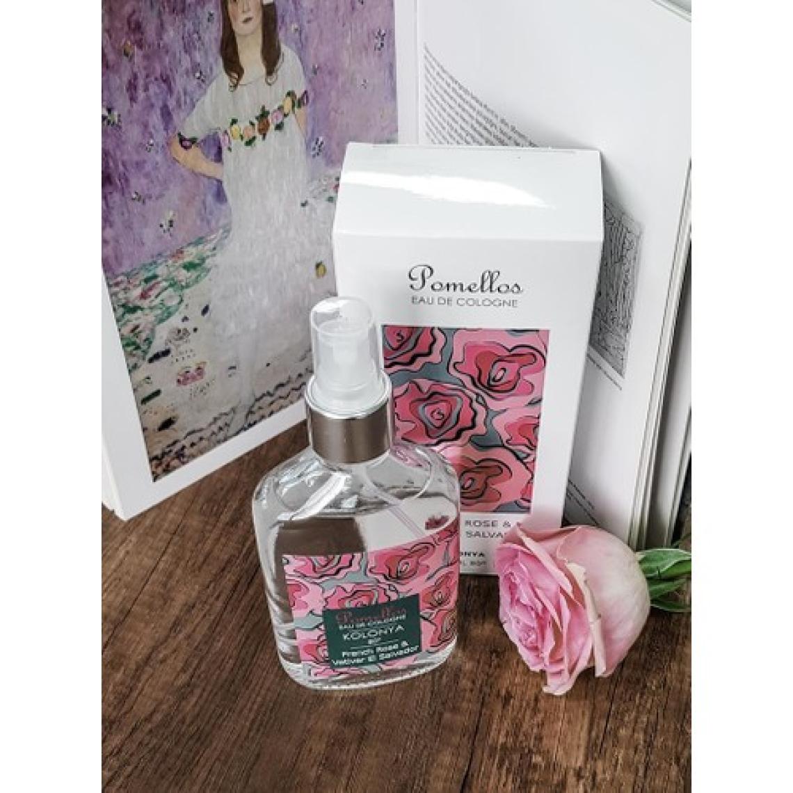 Pomellos  Kolonya - French Rose & Vetıver El Salvador (150 Ml, Spreyli Cam Şişe, 80 Derece)