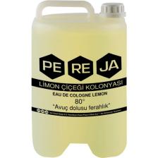 Pereja Limon Çiçeği 80 Derece Bidon 5 lt Kolonya