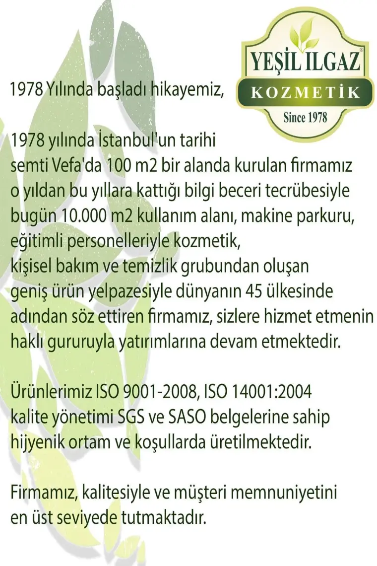 ILGAZ Limon Kolonyası 80 Derece 5 Lt