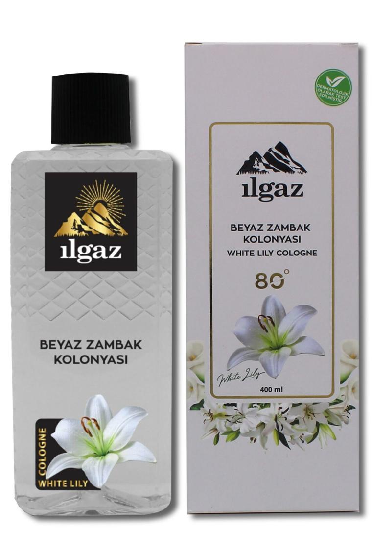 Elegance Series Beyaz Zambak Kolonyası 400 ml 80 Derece Eau De Cologne