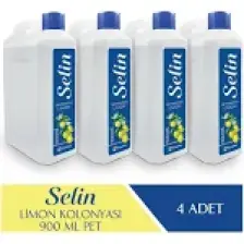 Selin Limon Kolonyası 900 ml 4'lü