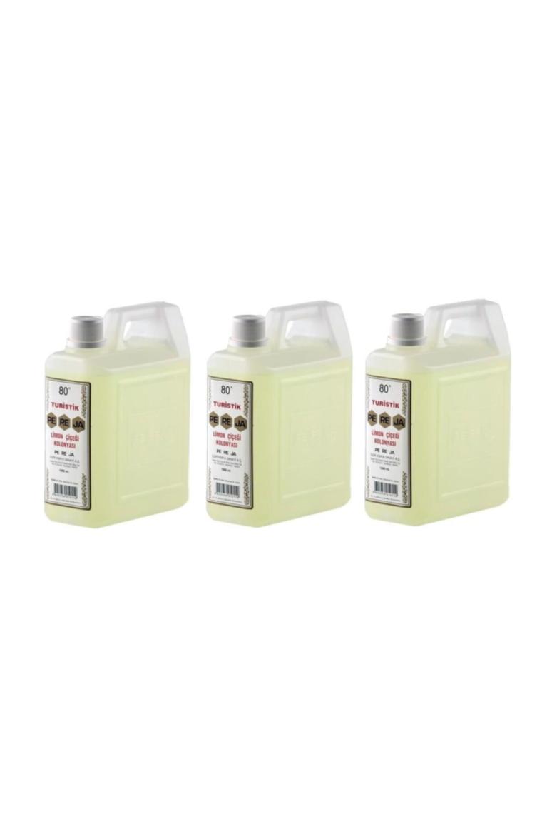 Pereja Limon Kolonyası 80 Derece 3 x 1000 ml
