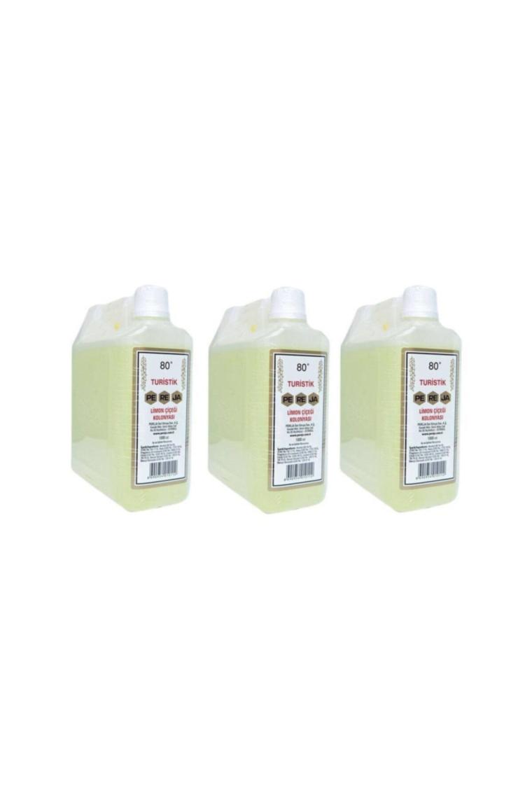 Pereja Limon Kolonyası 80 Derece 3 x 1000 ml