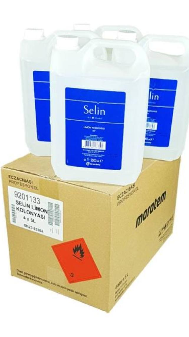 Selin Kolonya 5 lt 4 Adet